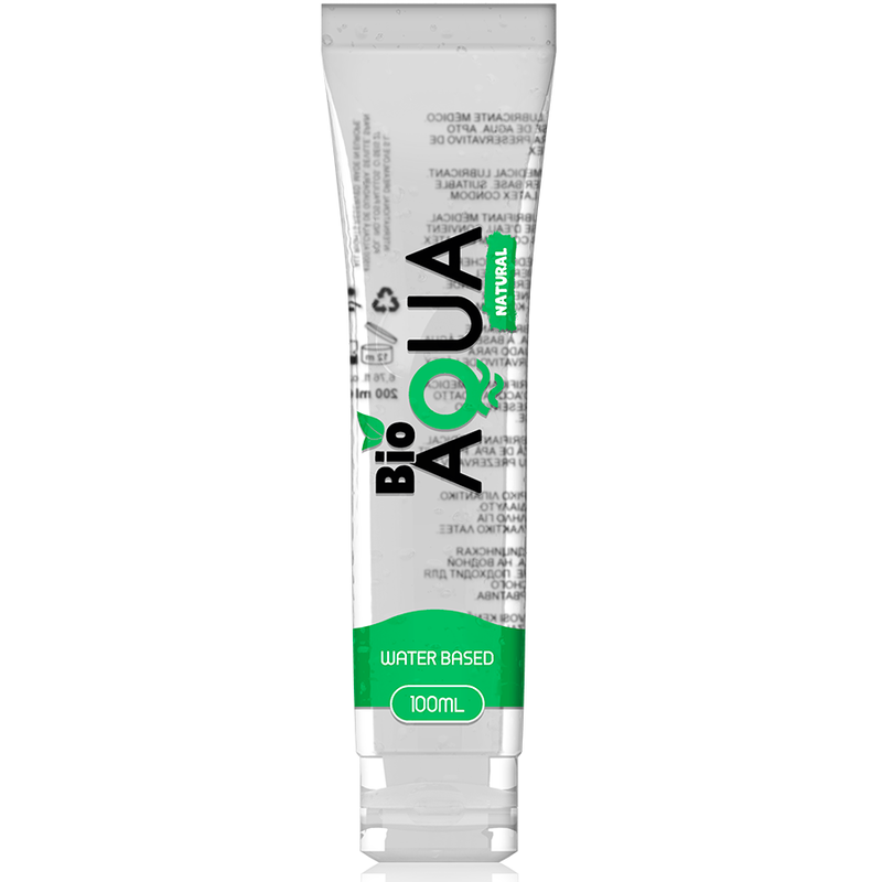 BIOAQUA - LUBRIFIANT INGRÉDIENTS NATURELS À BASE D'EAU