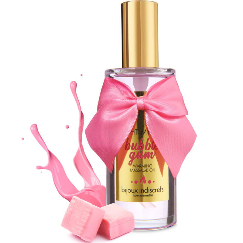 BIJOUX INDISCRETS - HUILE DE MASSAGE LIGHT MY FIRE EFFET CHALEUR SAVEUR GOMME
