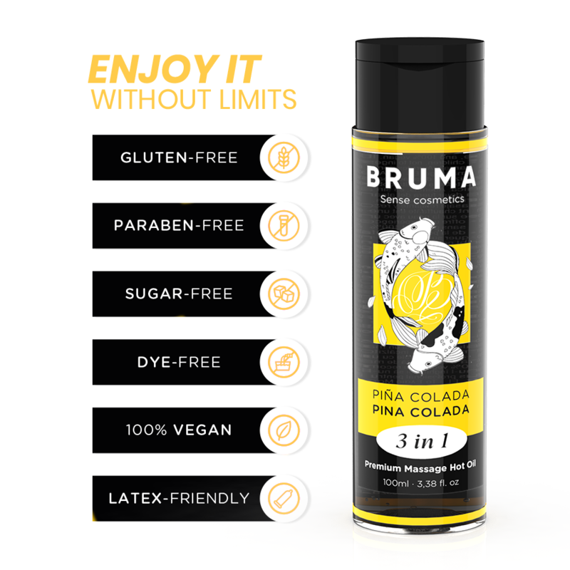 BRUMA - HUILE DE MASSAGE PREMIUM EFFET CHALEUR