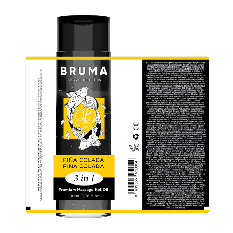 BRUMA - HUILE DE MASSAGE PREMIUM EFFET CHALEUR
