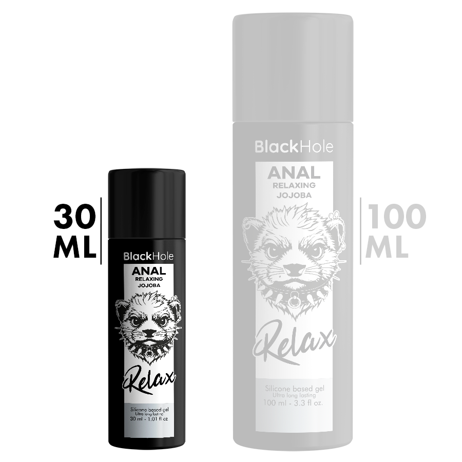 BLACK HOLE - RELAXANT ANAL JOJOBA RELAX BASE SILICONE