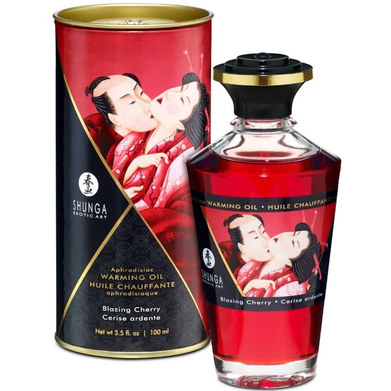 SHUNGA - HUILE DE MASSAGE À EFFET CHALEUR