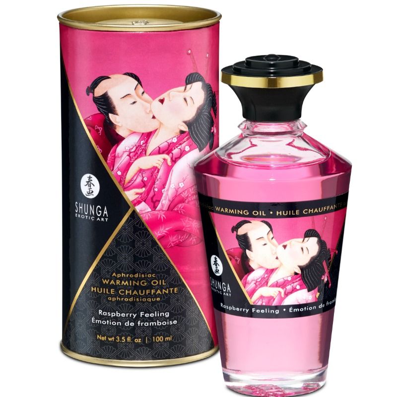 SHUNGA - HUILE DE MASSAGE À EFFET CHALEUR