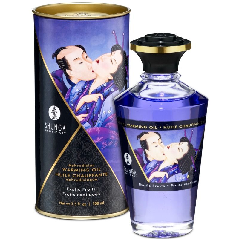 SHUNGA - HUILE DE MASSAGE À EFFET CHALEUR