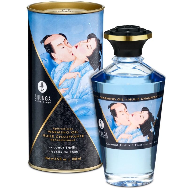 SHUNGA - HUILE DE MASSAGE À EFFET CHALEUR