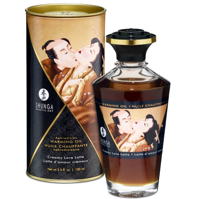 SHUNGA - HUILE DE MASSAGE À EFFET CHALEUR