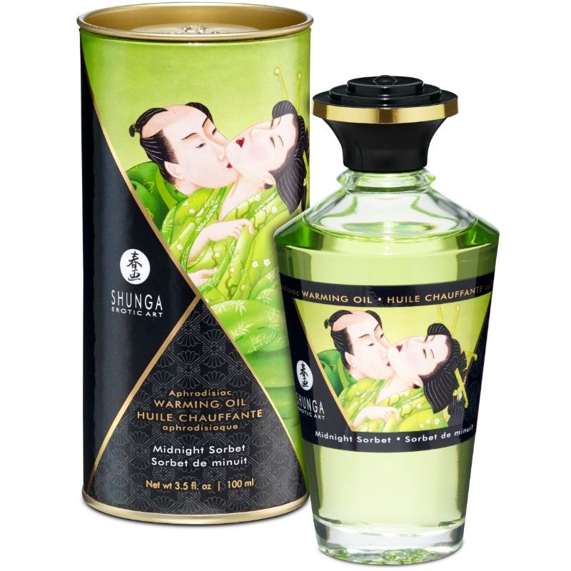SHUNGA - HUILE DE MASSAGE À EFFET CHALEUR